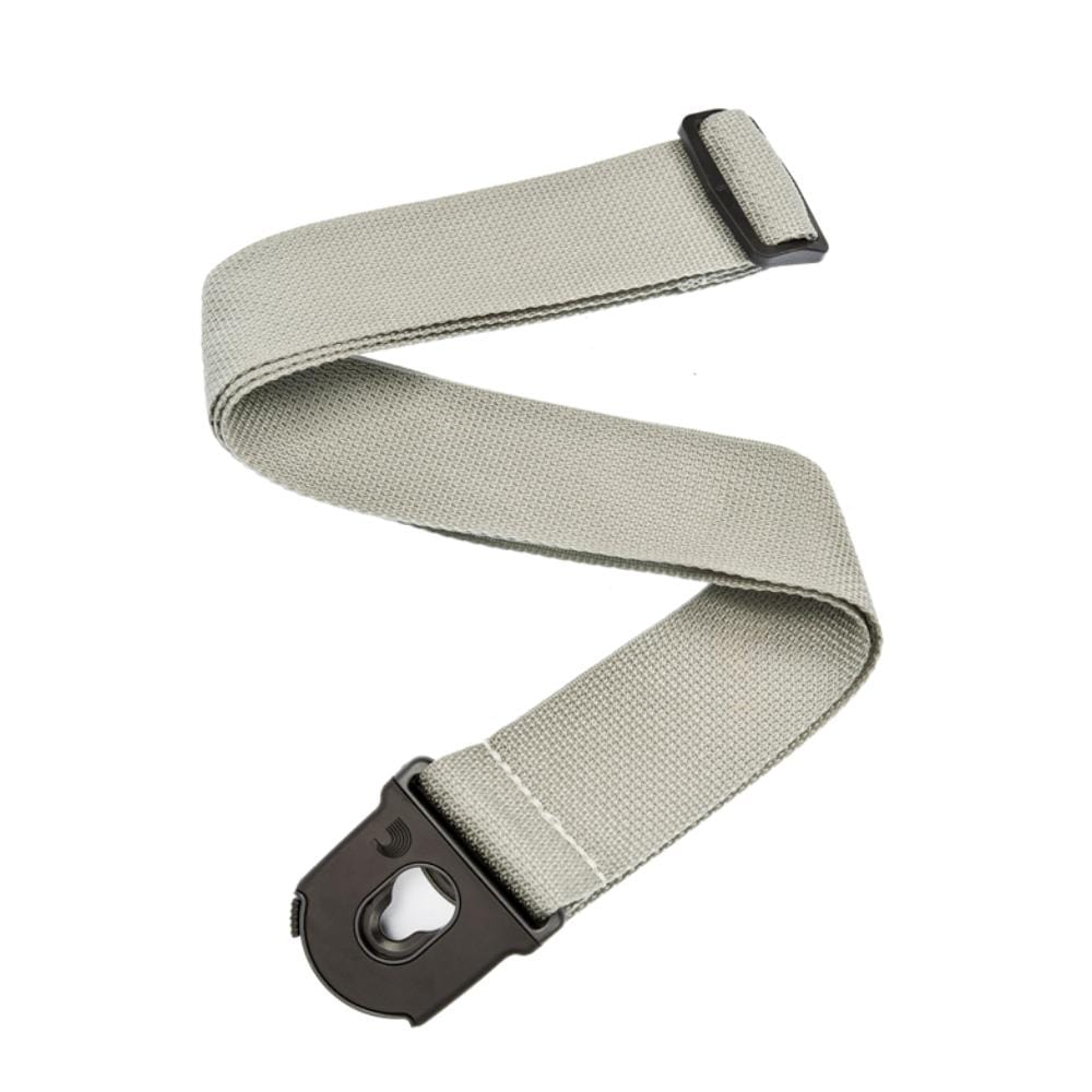 daddario guitar straps silver d'addario planet lock polypropylene guitar strap #color_silver