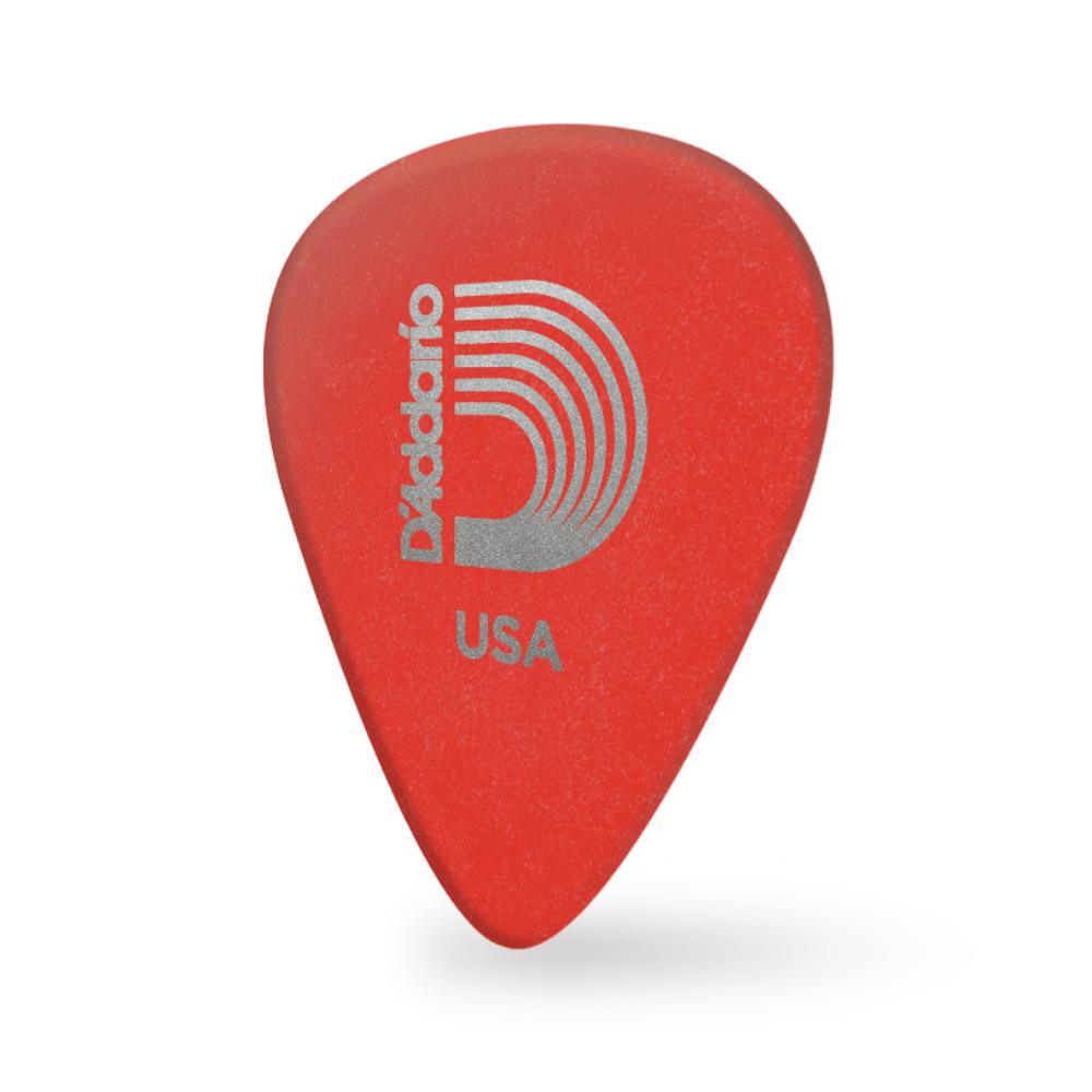 daddario picks d'addario duralin standard red 0.50mm super light gauge guitar pick