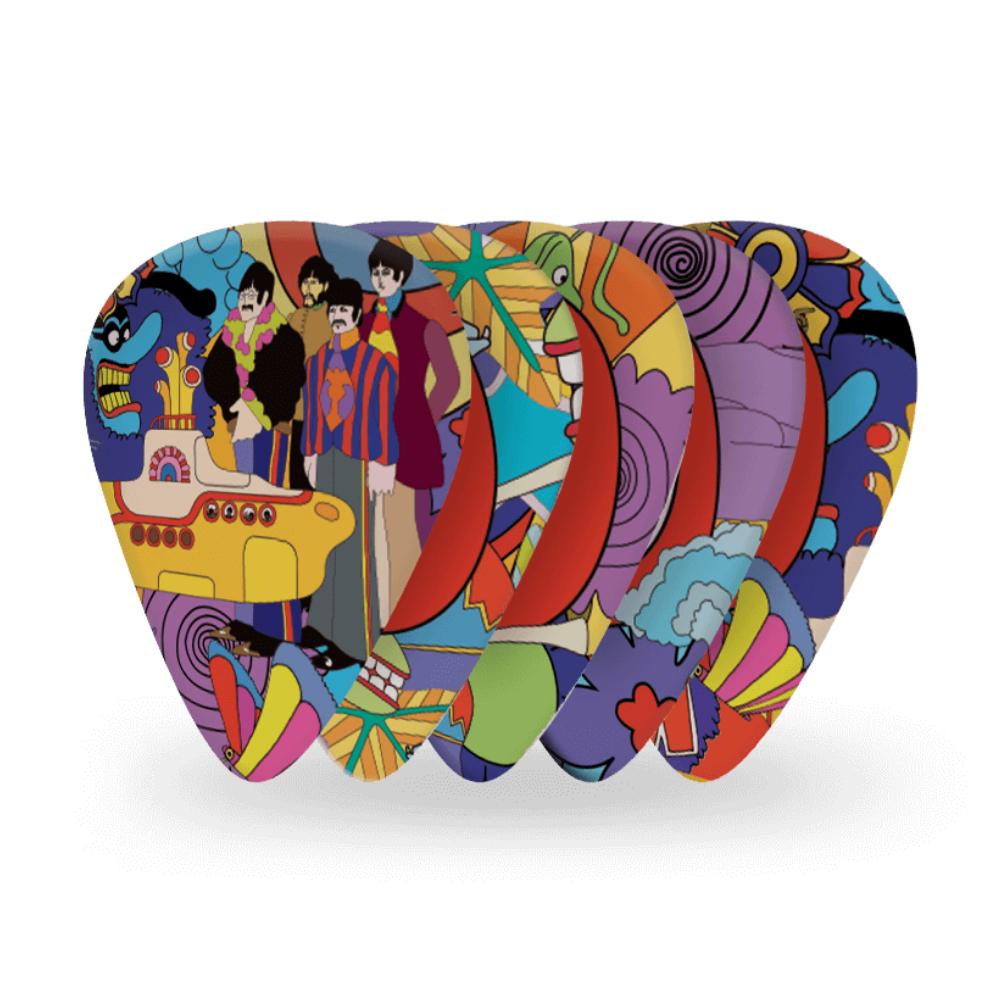 daddario picks d'addario the beatles yellow submarine 50th anniversary guitar picks - pack of 10 #gauge_heavy-gauge-0.85mm
