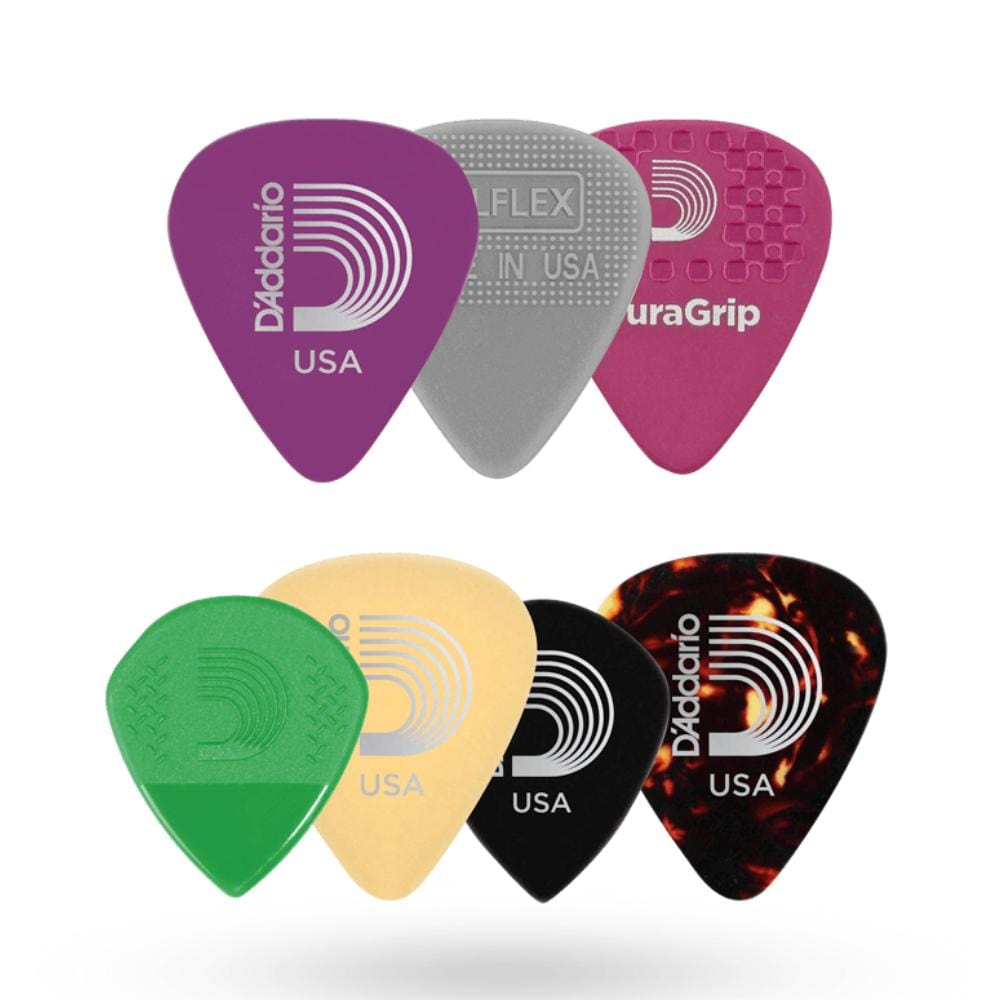 daddario picks heavy gauge d'addario variety pack guitar picks - pack of 7 #gauge_heavy-gauge