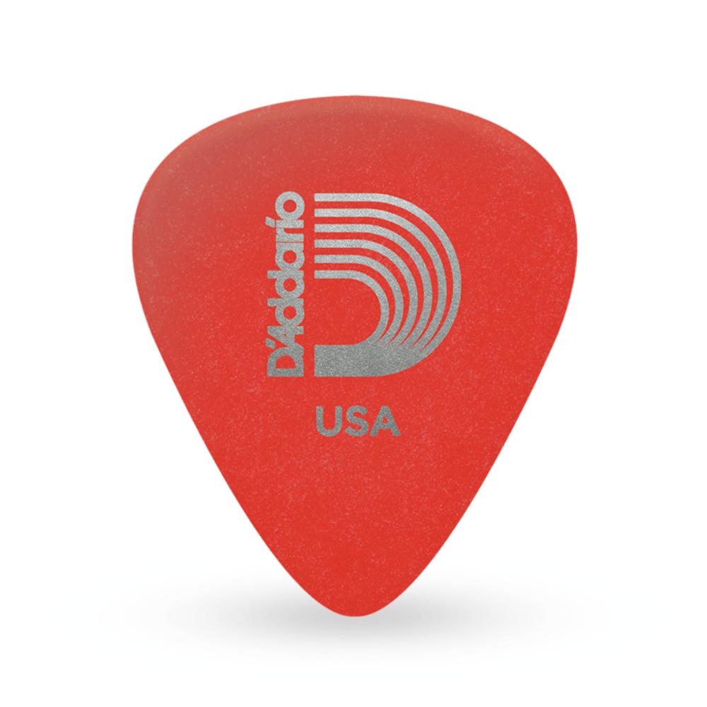 daddario picks pack of 10 d'addario duralin standard red 0.50mm super light gauge guitar pick
