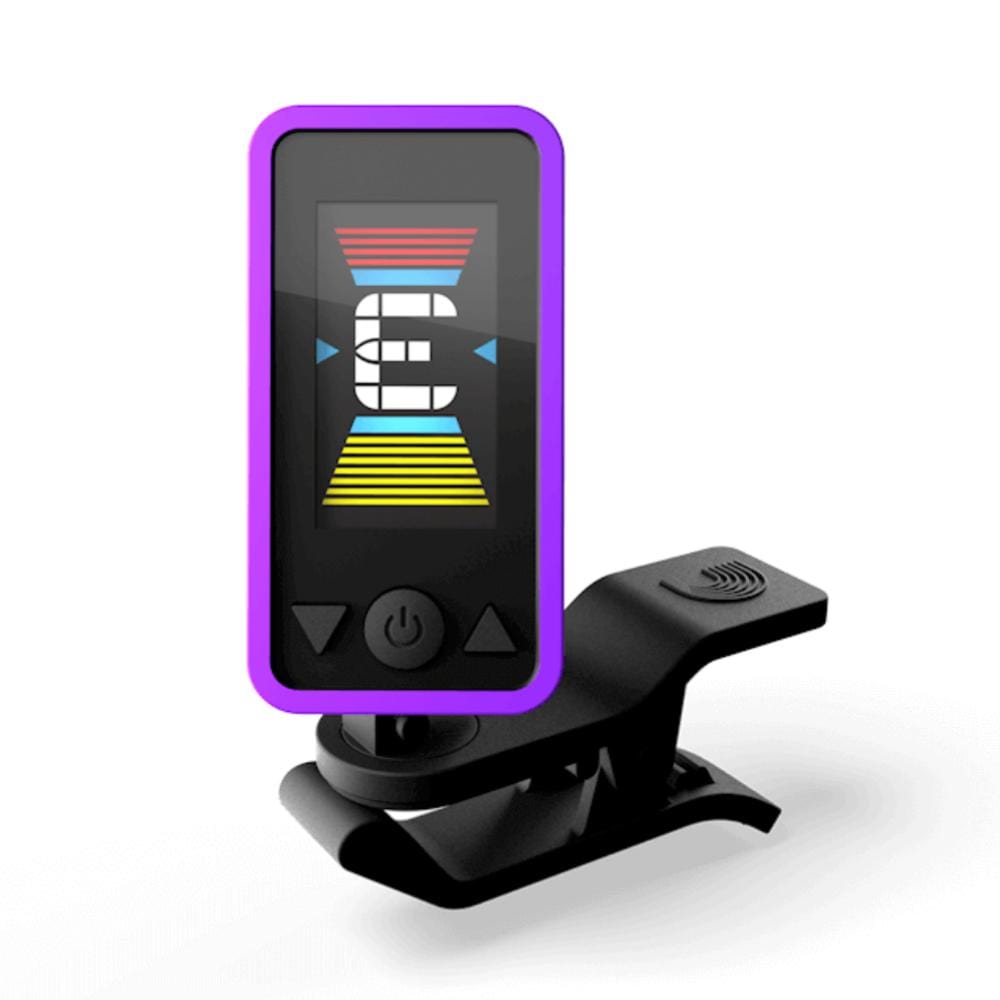 DAddario Tuners Purple D'Addario Planet Waves PW-CT-17 Eclipse Chromatic Headstock Tuner