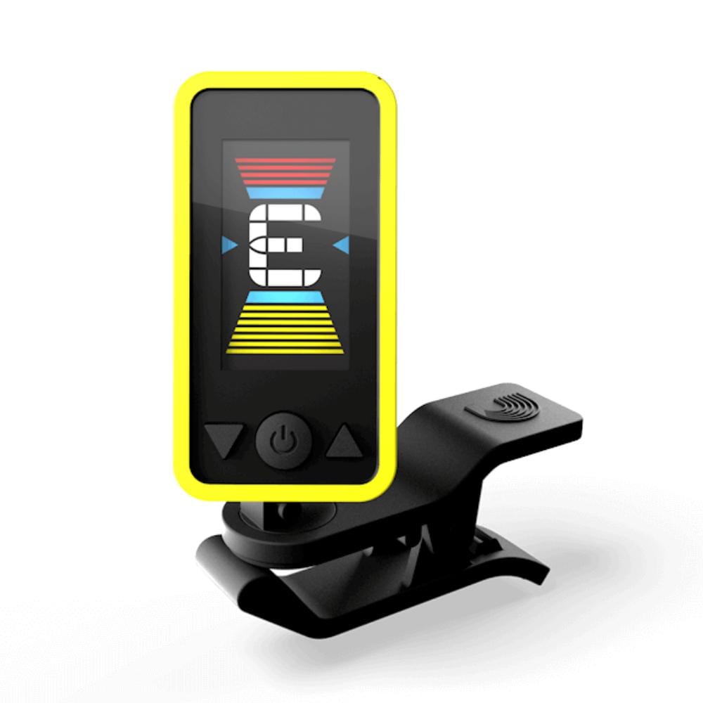 DAddario Tuners Yellow D'Addario Planet Waves PW-CT-17 Eclipse Chromatic Headstock Tuner