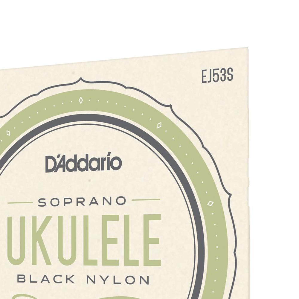 daddario ukulele strings d'addario ej53s soprano ukulele string set
