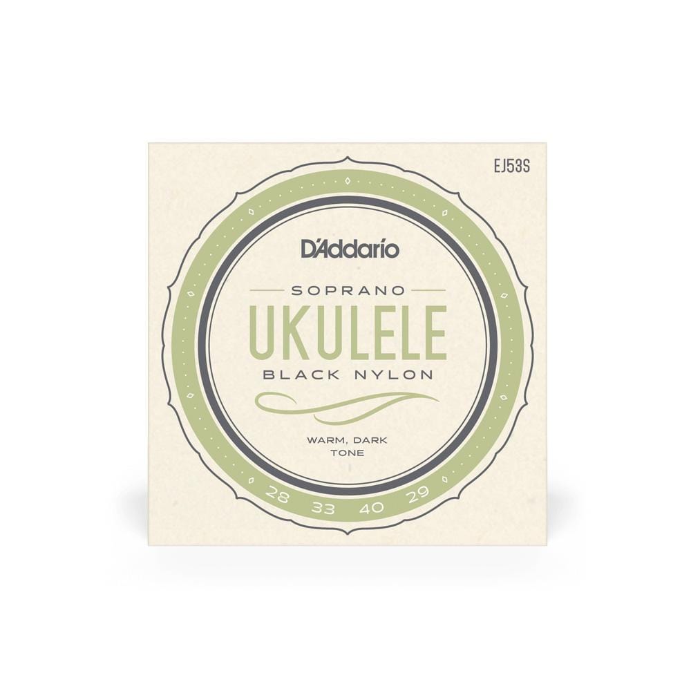 daddario ukulele strings d'addario ej53s soprano ukulele string set