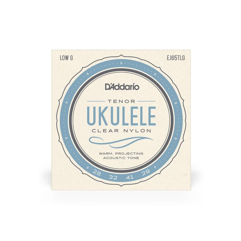 daddario ukulele strings d'addario ej65tlg tenor ukulele low g string set