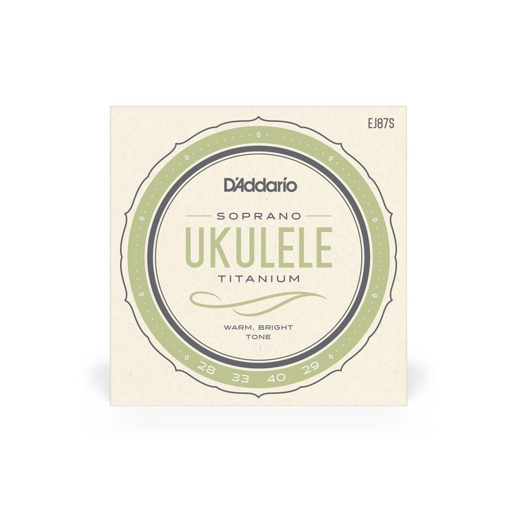 daddario ukulele strings d'addario ej87s soprano ukulele string set