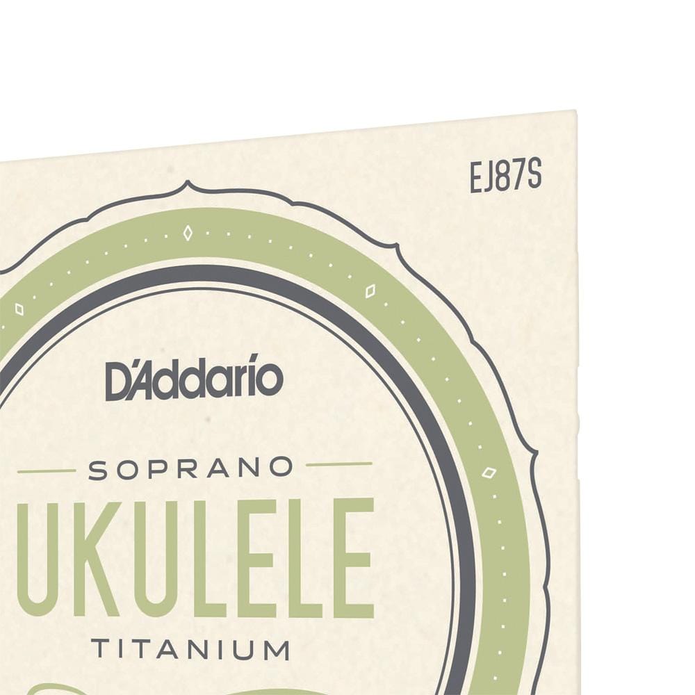 daddario ukulele strings d'addario ej87s soprano ukulele string set