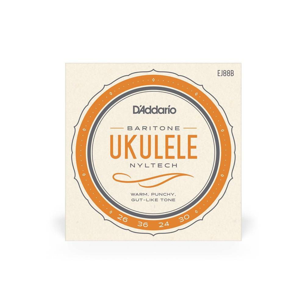 daddario ukulele strings d'addario ej88b baritone ukulele string set