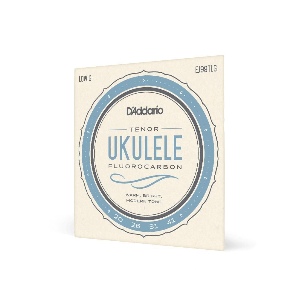 daddario ukulele strings d'addario ej99tlg tenor low g ukulele string set