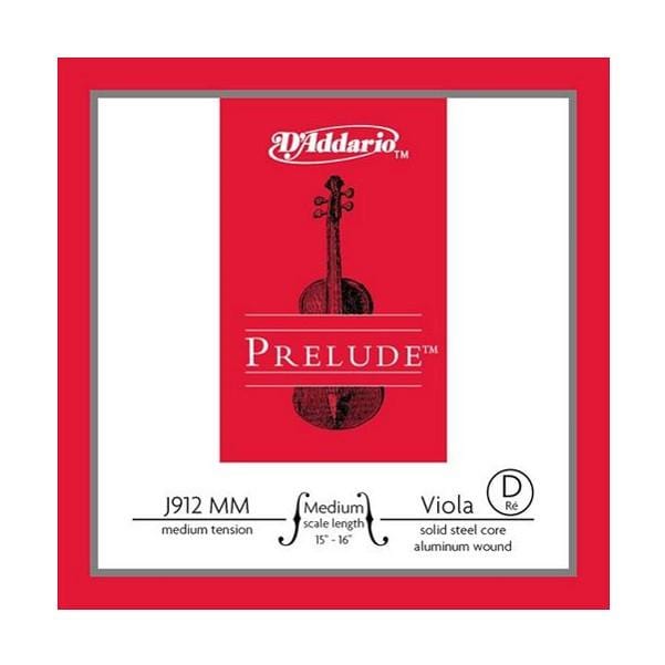 daddario viola strings daddario j912 mm prelude medium viola strings - d