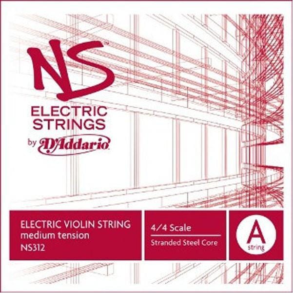 daddario violin strings d'addario a - ns312 violin electric strings