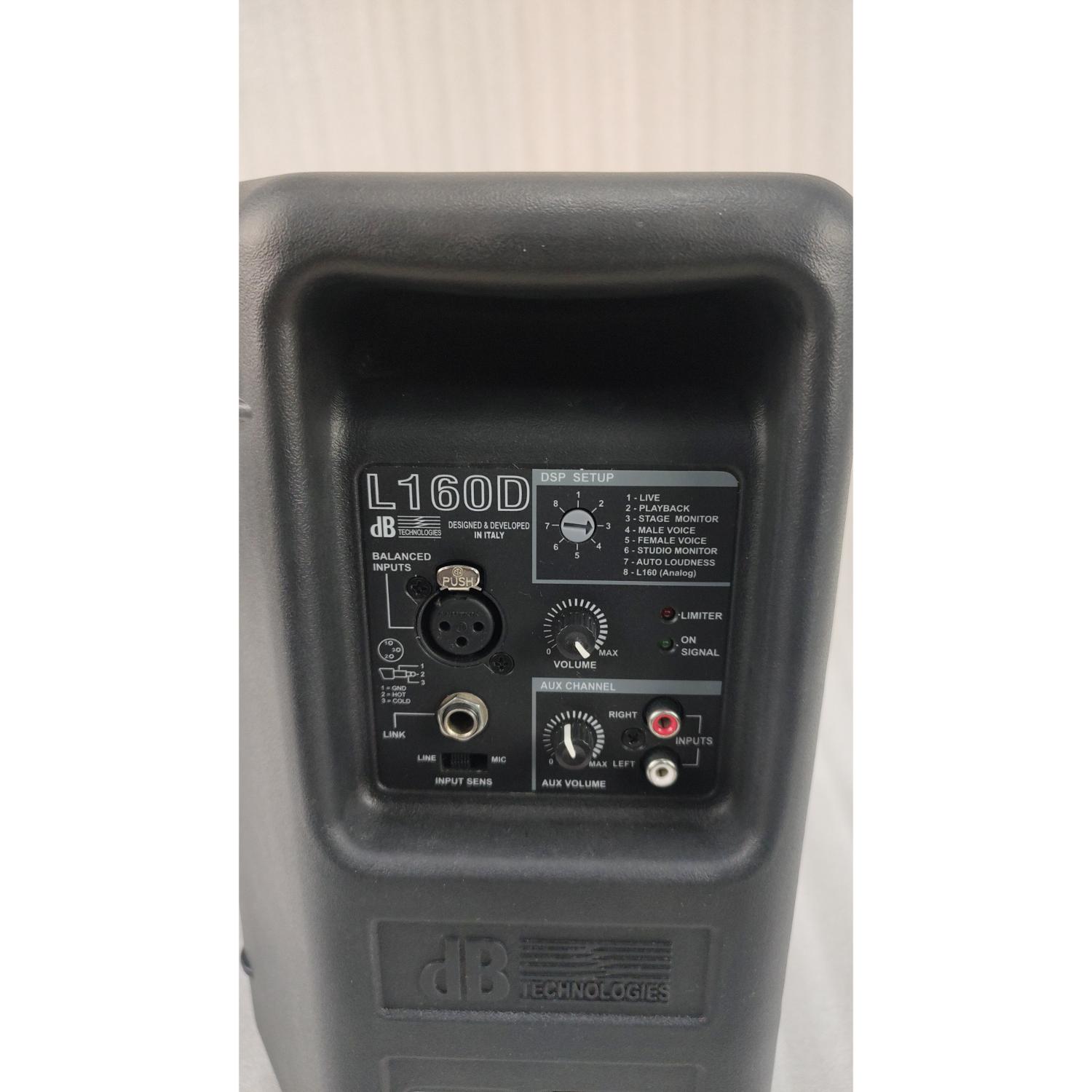DB Technologies Active PA Speakers dB Technologies L 160 D Active Speakers - Open Box