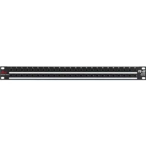 dbx pro accessories dbx pb48 48-point patch bay