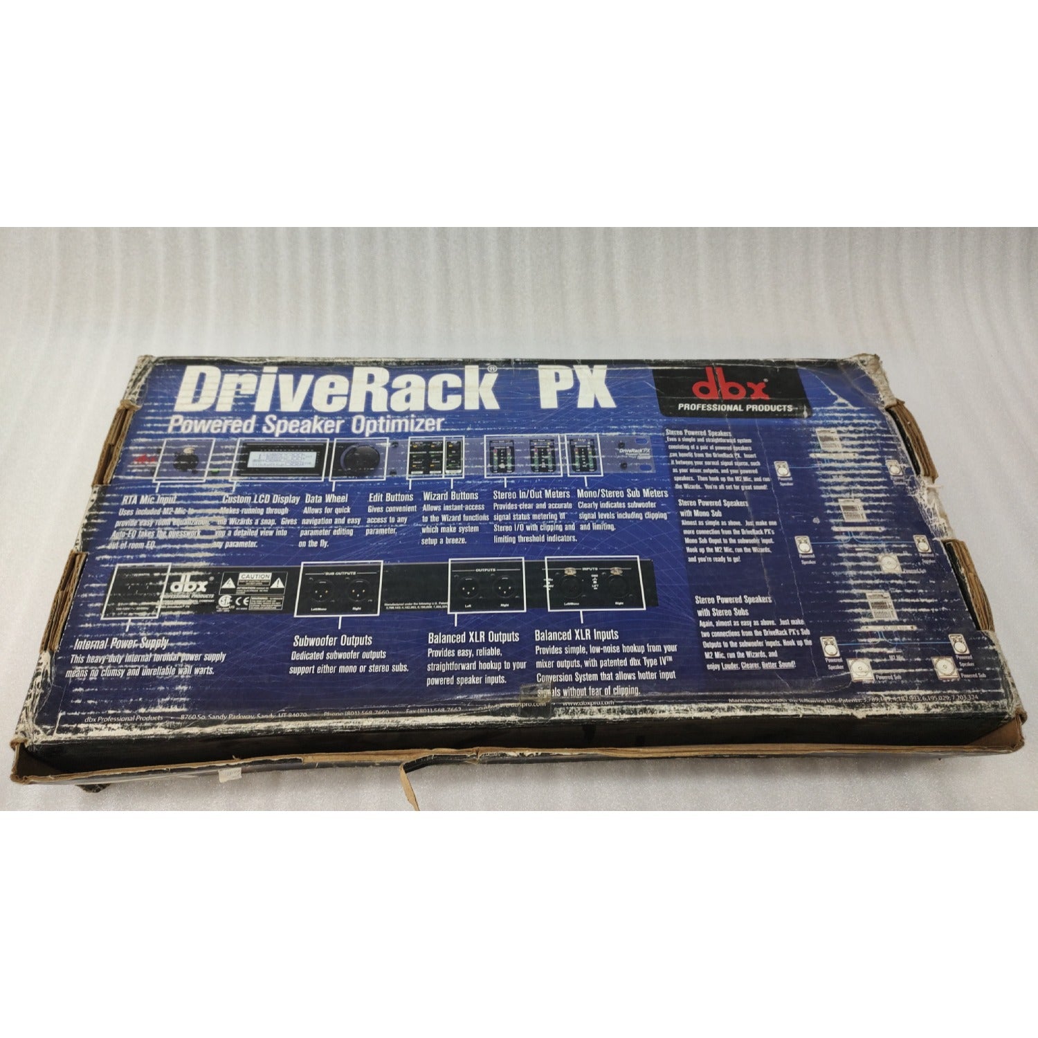 dbx Pro Live Sound Processors Dbx DriveRack PX Powered Speaker Optimizer - Open Box