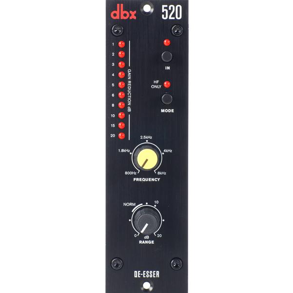 dbx pro signal processors dbx pro 500 series 520 de-esser signal processor