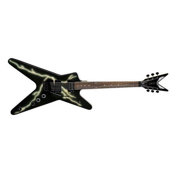 dean electric guitars dean dimebag black bolt floyd ml electric guitar