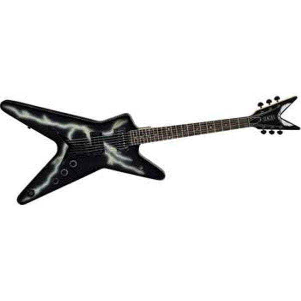 dean electric guitars dean dimebag black bolt ml electric guitar