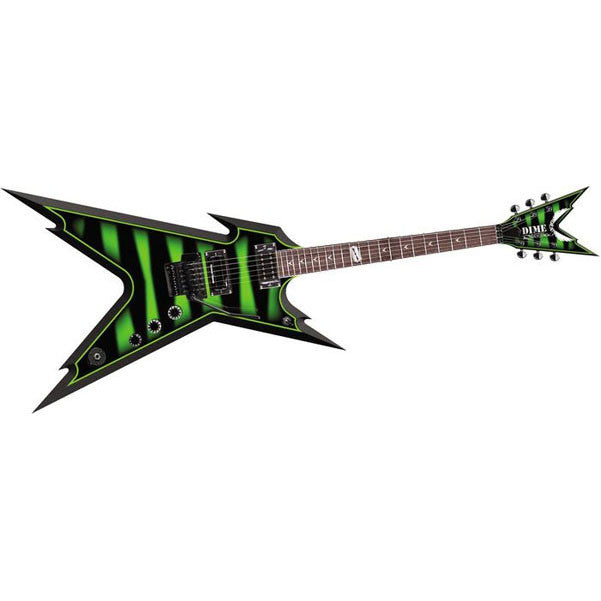 dean electric guitars dean dimebag razorback slime bumblebee electric guitar