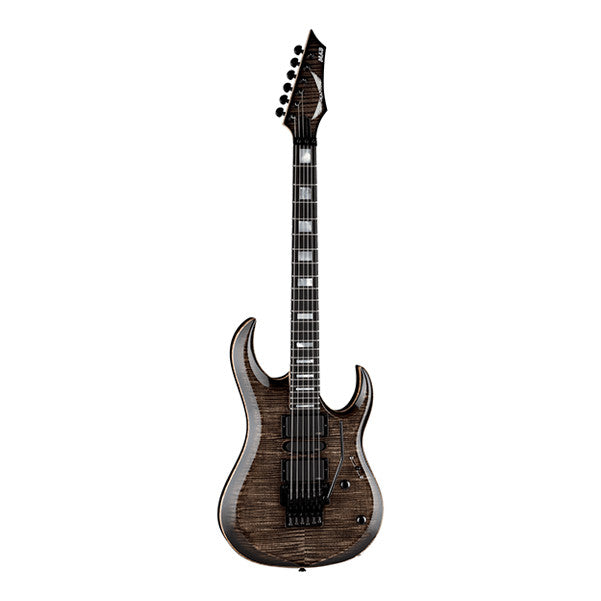 dean electric guitars dean guitars custom shop mab electric guitar - trans black
