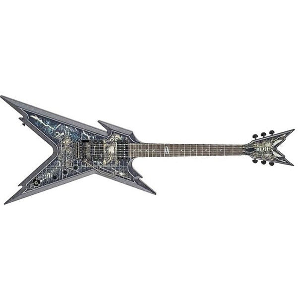 dean electric guitars dean rzr-cg razorback cemetery gates electric guitar