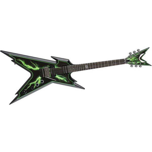 dean electric guitars dean rzr-sbolt razorback slimebolt electric guitar