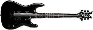 dean electric guitars dean vn1.7 vendetta string solid-body electric guitar classic black