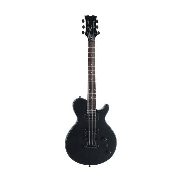 dean electric guitars dng evoxm tbk transparent black electric guitar