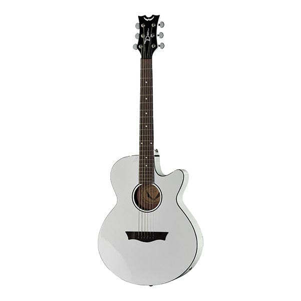 dean electro acoustic guitars classic white dean guitars axs performer a/e cutaway electro acoustic guitar