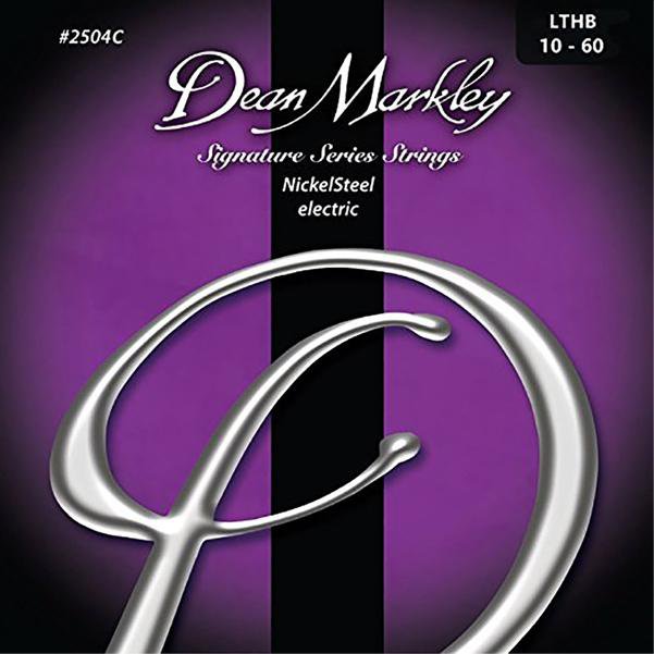 dean markley electric guitar strings dean markley 2504c nickelsteel 7-string electric guitar strings light top heavy bottom - 10-60