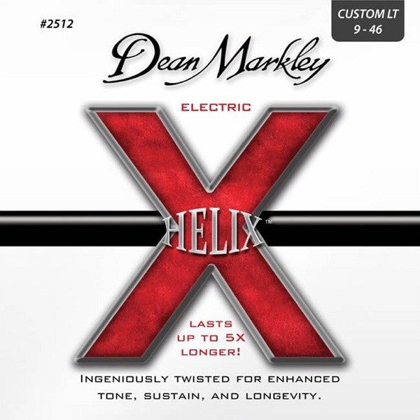 dean markley electric guitar strings dean markley 2512 electric guitar strings - custom light helix