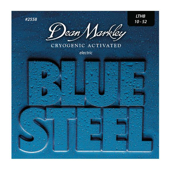 dean markley electric guitar strings dean markley 2558 blue steel 6-string electric guitar strings light top heavy bottom - 10-52