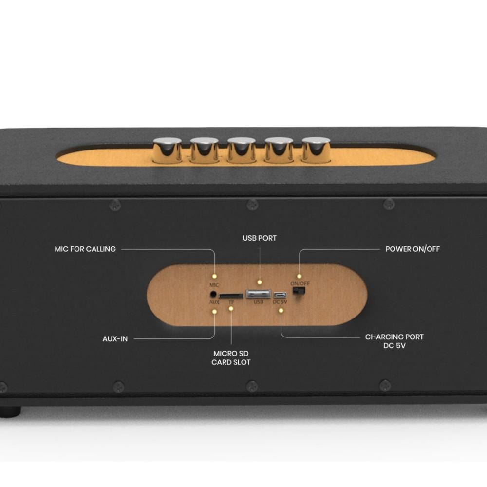 deciwood bluetooth speakers deciwood curved wooden bluetooth speaker