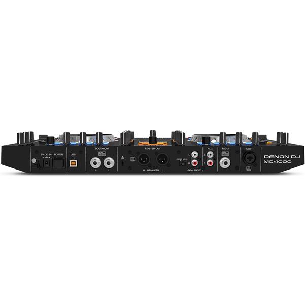 denon dj controller interfaces denon dj mc4000 premium 2 channel dj controller interface