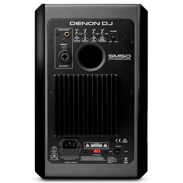 denon monitor speakers denon dj sm50 bi-amplified active reference studio monitor speaker