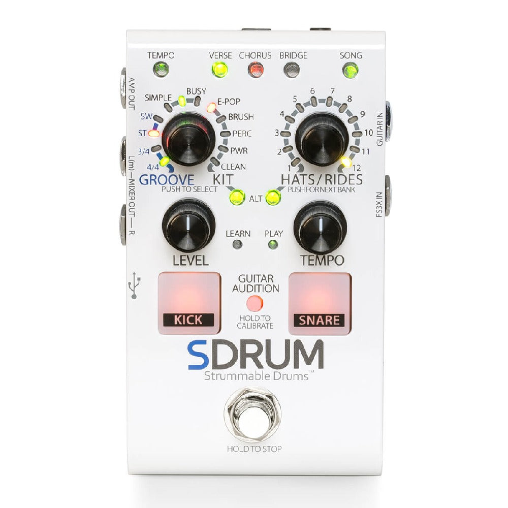 Digitech Drum Pedals Digitech Sdrum V-04 Strummable Drum Pedal