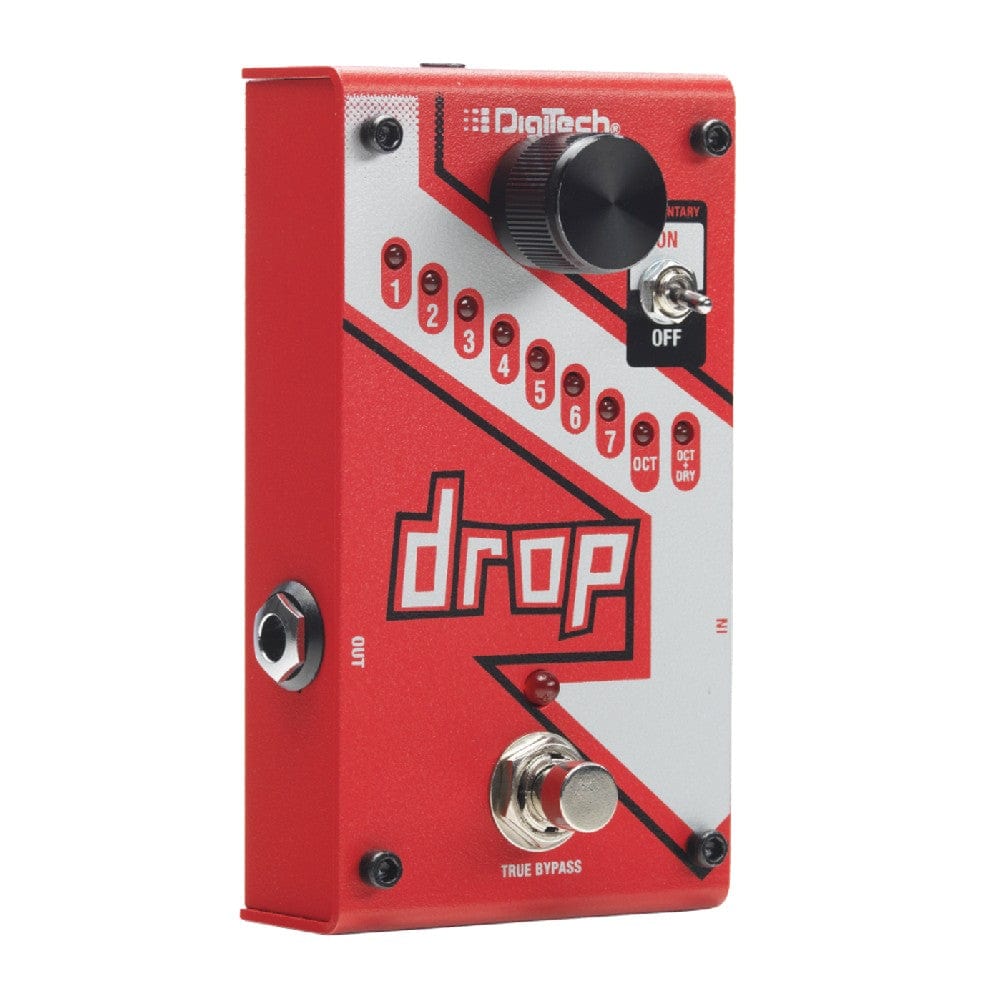 digitech effect pedals digitech drop v 01 polyphonic drop tune pedal