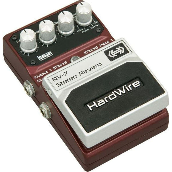 digitech effect pedals digitech hardwire rv-7 series reverb guitar effects pedal