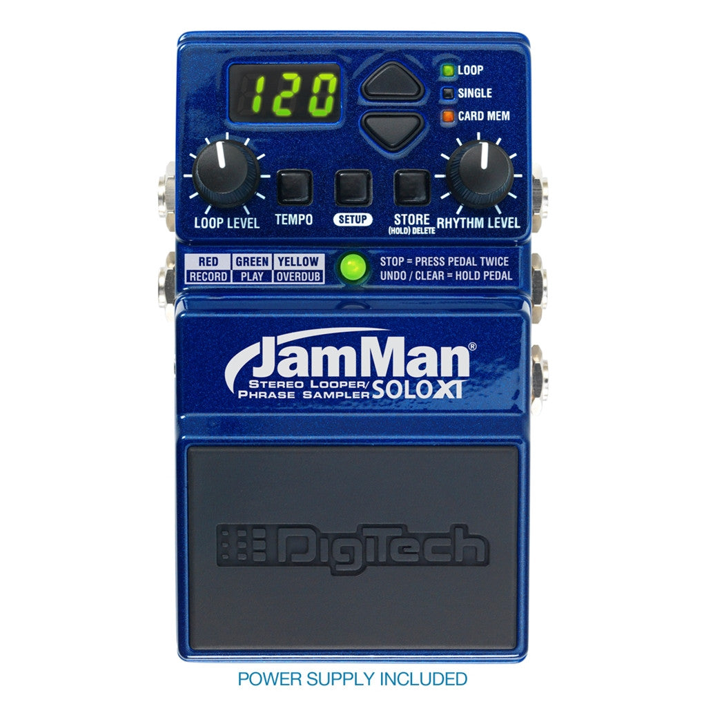 digitech effect pedals digitech jmsxtv-04 jamman solo xt looper pedal