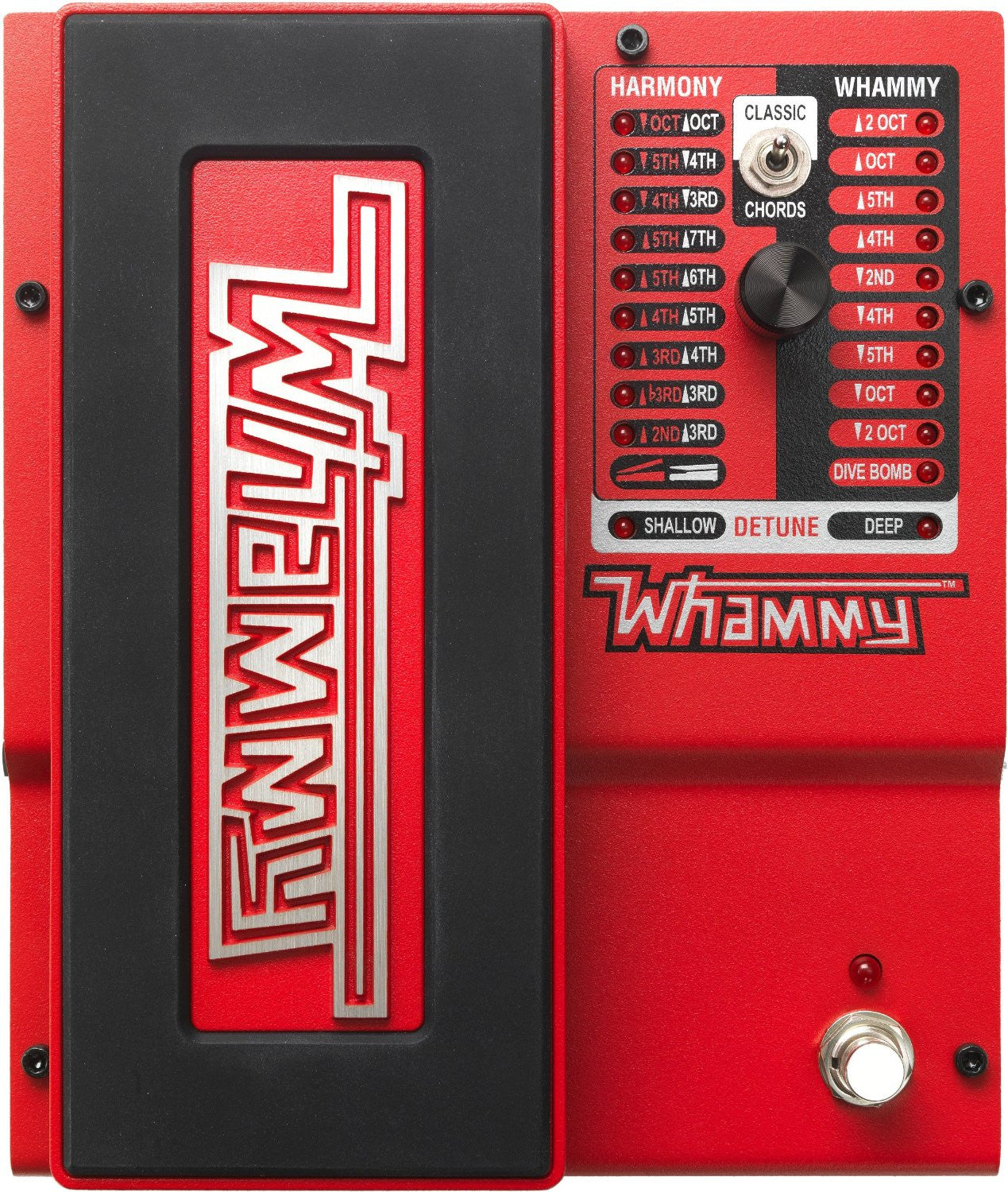 digitech effect pedals digitech whammy v-01 2-mode pitch shift effect pedal