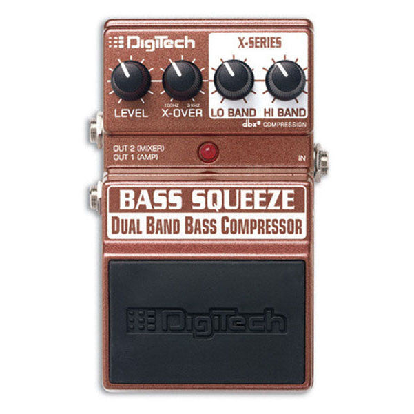 digitech effect pedals digitech xbs bass squeeze compressor pedal