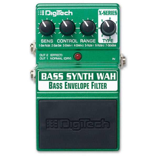 digitech effect pedals digitech xbwv wah effects pedal - bass synth