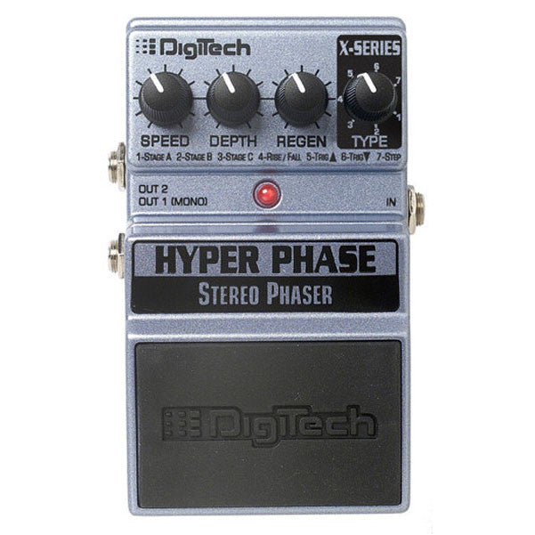 digitech effect pedals digitech xhp hyper phase stereo phaser & guitar effect pedal