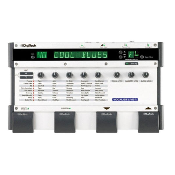 digitech voice processors digitech vocalist live 4 vl-4 harmony voice processor