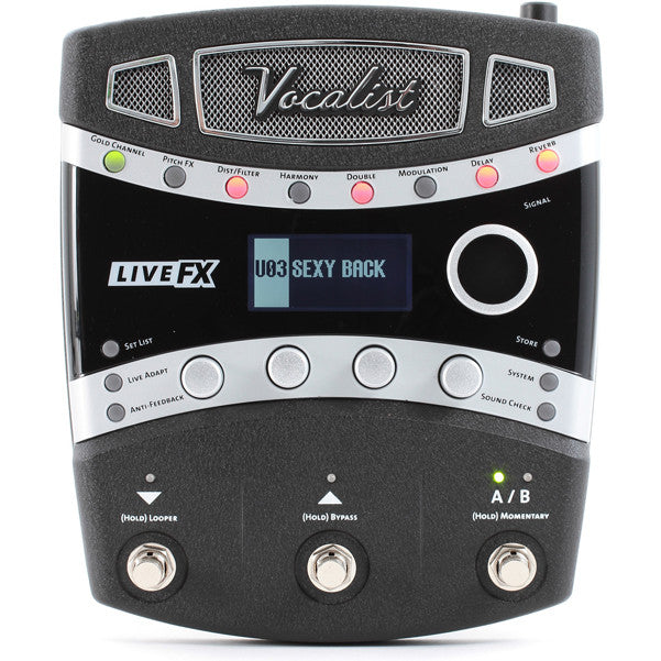 digitech voice processors digitech vocalist live fx vocal multi effects processor