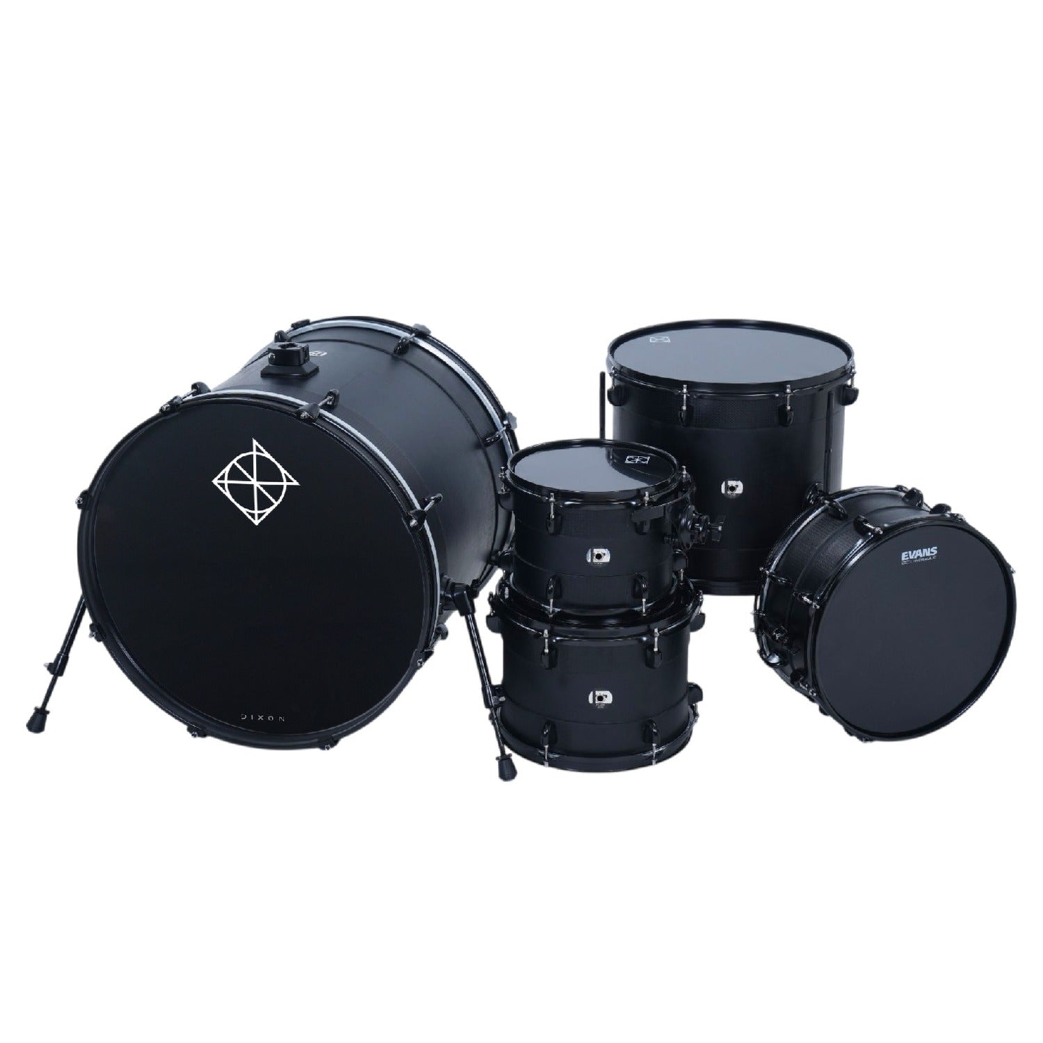 Dixon Acoustic Drum Kits Dixon Fuse 5 Piece Maple Gloss Acoustic Drum Kit