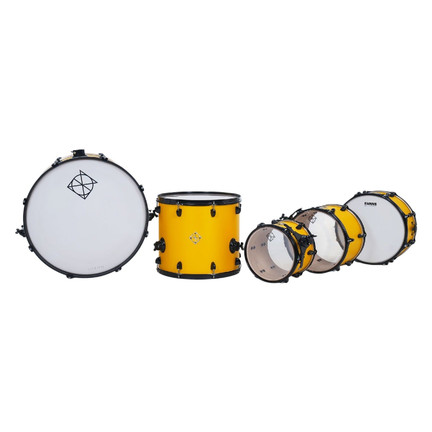 Dixon Acoustic Drum Kits Dixon Fuse 5 Piece Maple Gloss Acoustic Drum Kit
