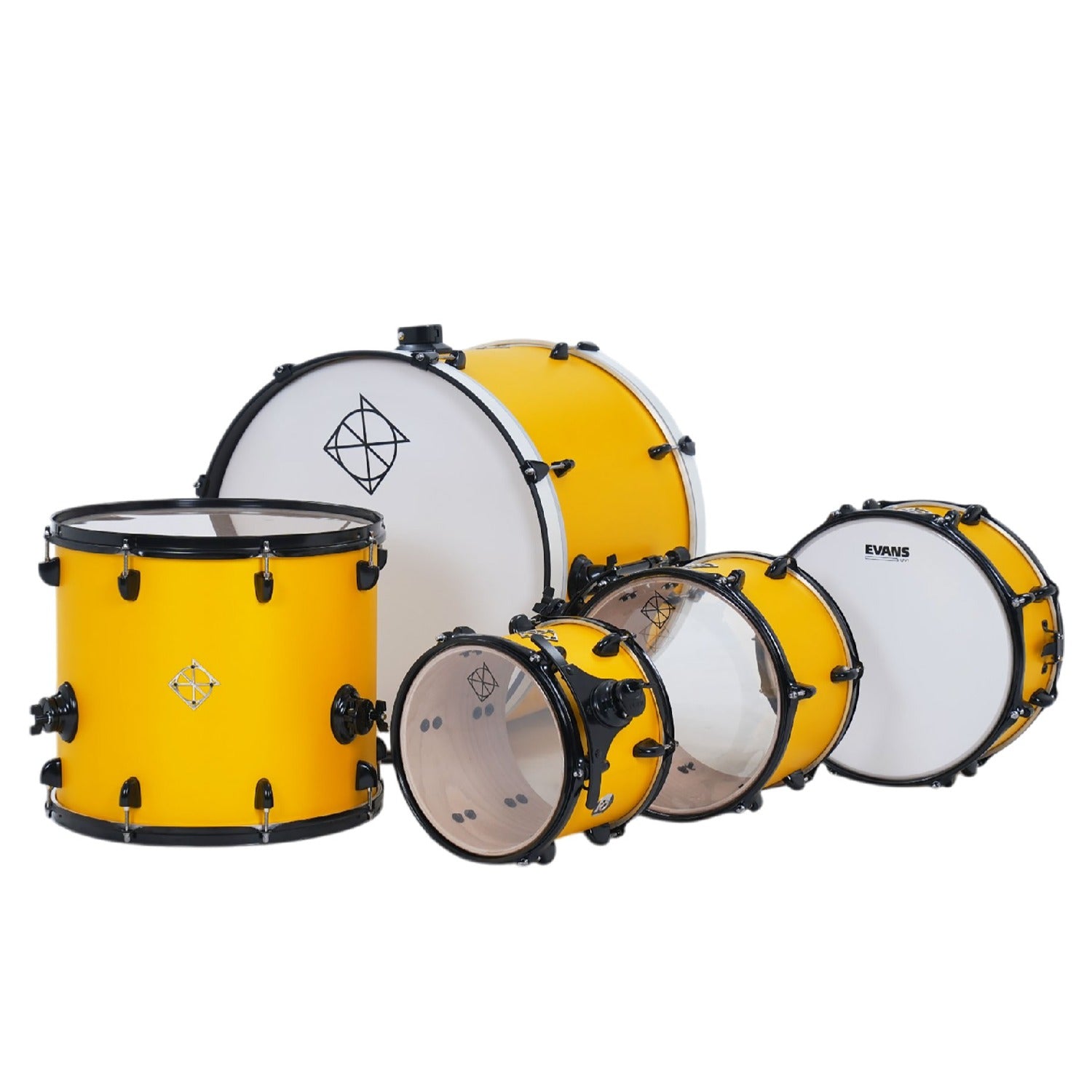Dixon Acoustic Drum Kits Dixon Fuse 5 Piece Maple Gloss Acoustic Drum Kit