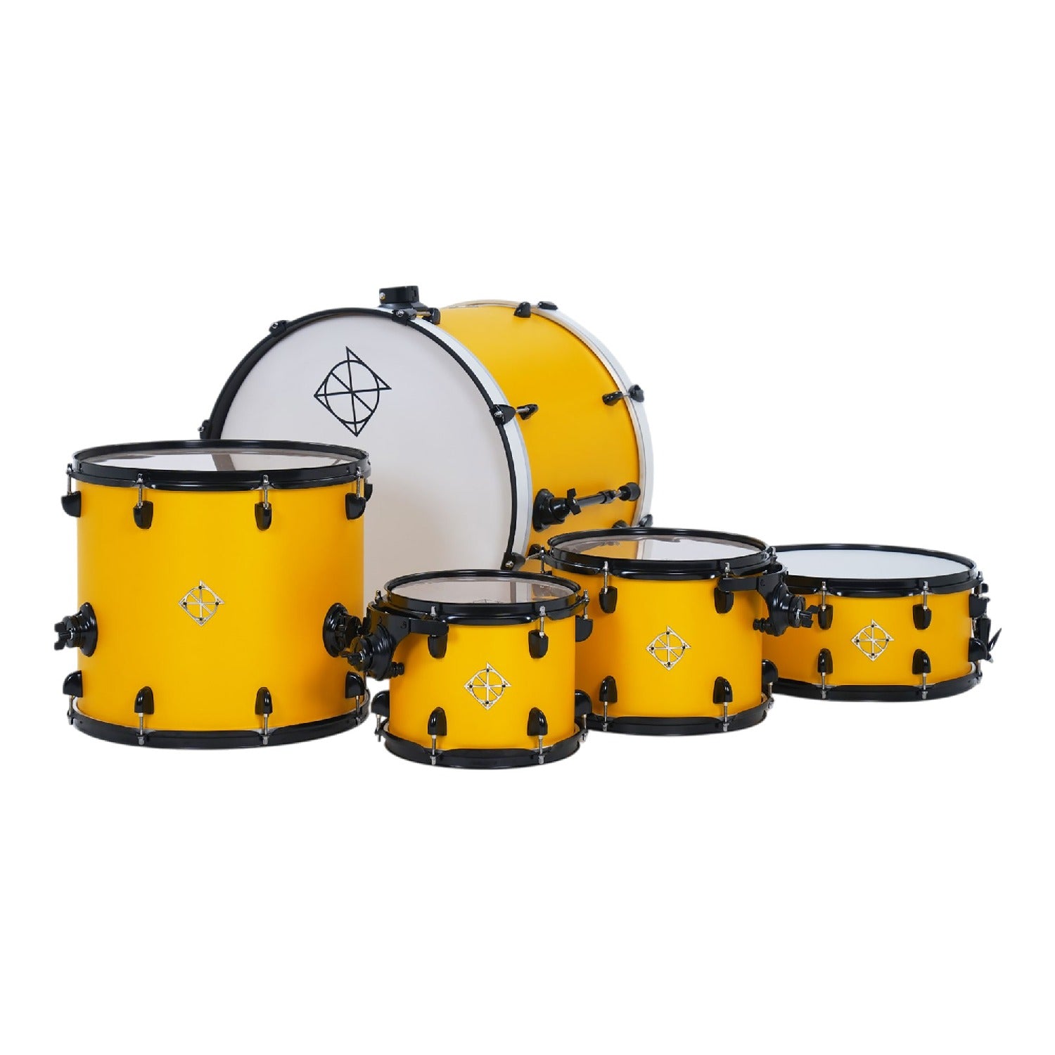 Dixon Acoustic Drum Kits Dixon Fuse 5 Piece Maple Gloss Acoustic Drum Kit
