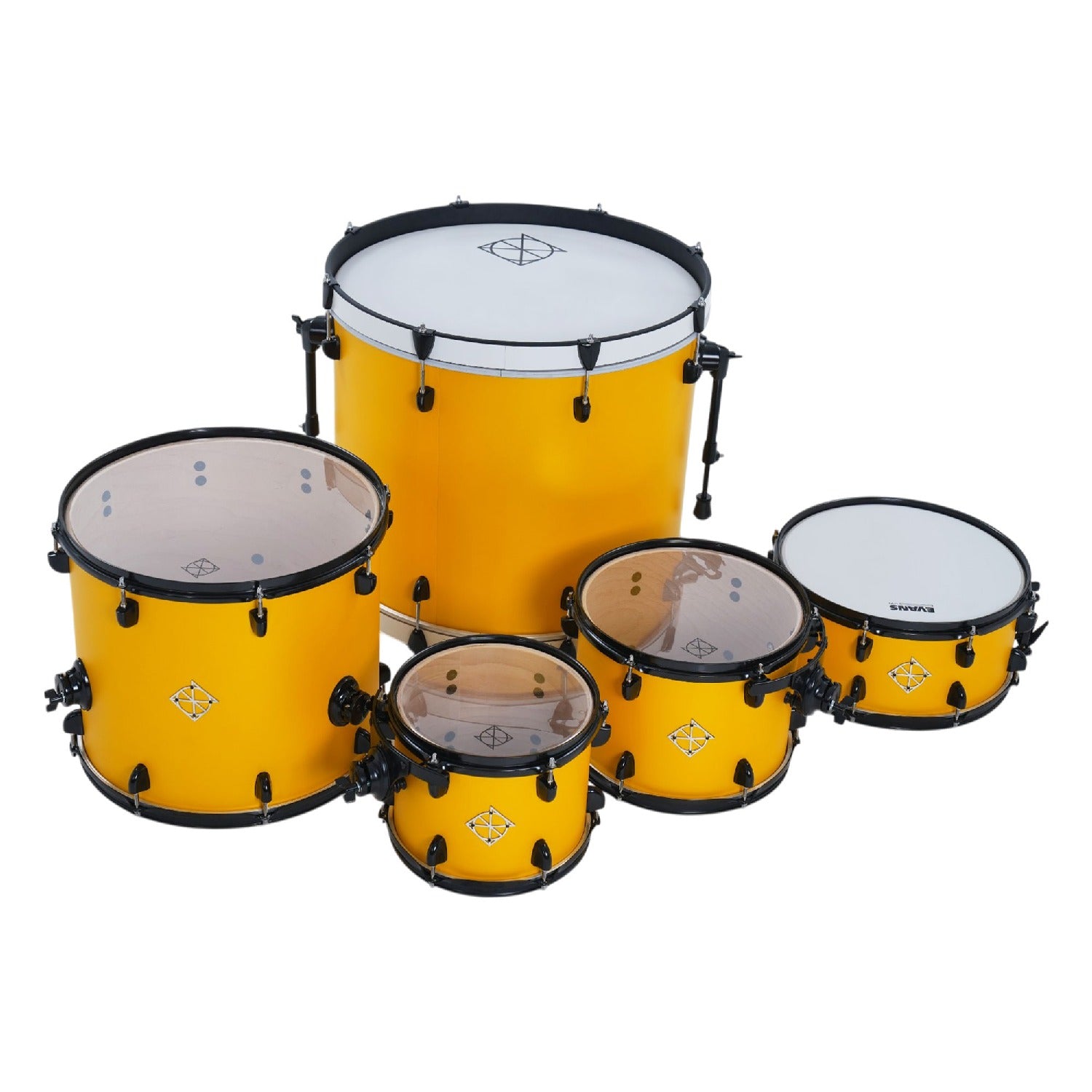 Dixon Acoustic Drum Kits Dixon Fuse 5 Piece Maple Gloss Acoustic Drum Kit